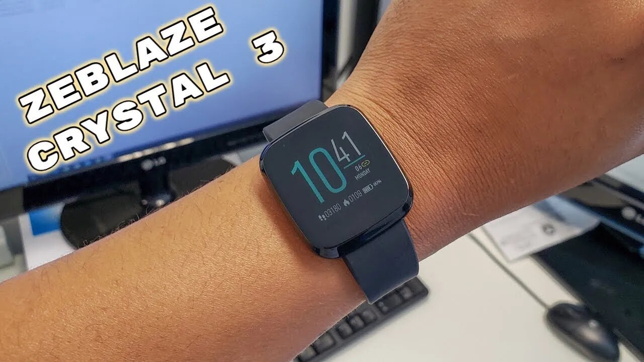 SMARTWATCH DA ZEBLAZE CRYSTAL 3 SIMPLES E FUNCIONAL - UNBOXING