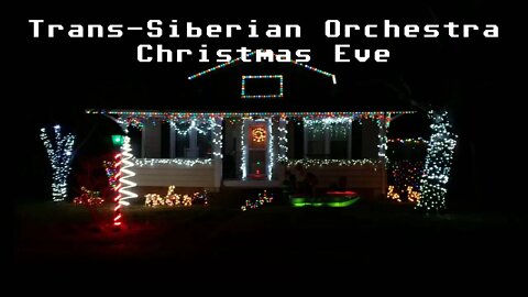 CubicleNate | 2019 Christmas Light Show | Trans-Siberian Orchestra - Christmas Eve