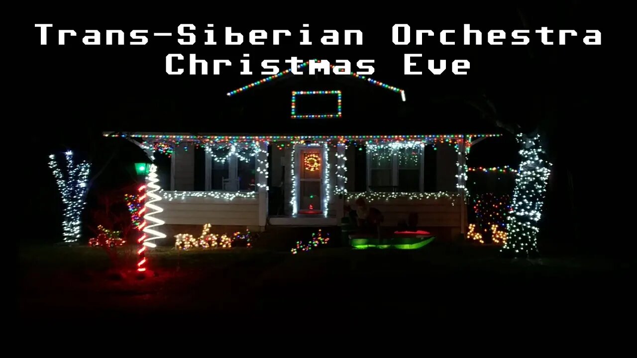 CubicleNate | 2019 Christmas Light Show | Trans-Siberian Orchestra - Christmas Eve