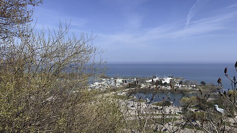 Scarborough Bluffs facing south Lake Ontario