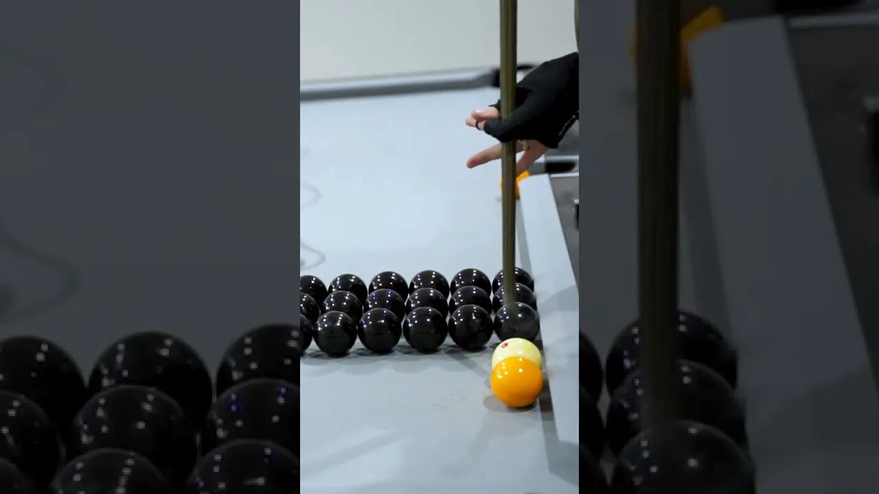 Pool Trick Shot Mastery: The Unstoppable Cue Ball Part 2 #shorts