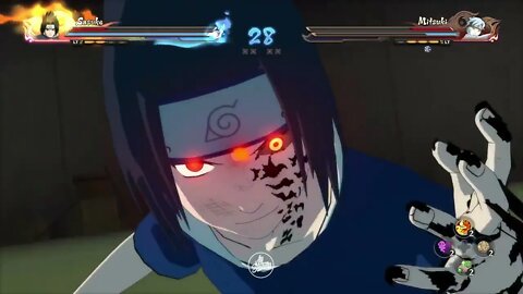 Sasuke curse mark vs Mitsuki Sennin mode - Storm 4 Road to boruto Dublado