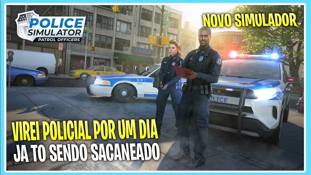 POLICIAL SIMULATOR - Multei todo mundo no primeiro dia de trabalho GAMEPLAY PC 2021