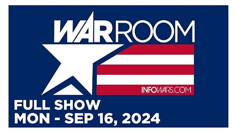 WAR ROOM [FULL] Monday 9/16/24 • Breaking: Attempted Trump Assassin Had Ties to Ukraine, Dems & MSM!