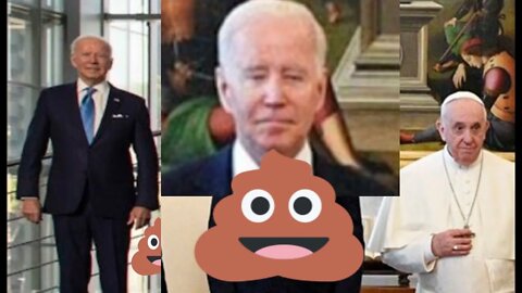 Poopgate. Did Biden really poop himself at the Vatican? He had a weird sudden suit change