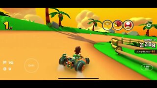 Mario Kart Tour - GBA Cheep-Cheep Island R Gameplay