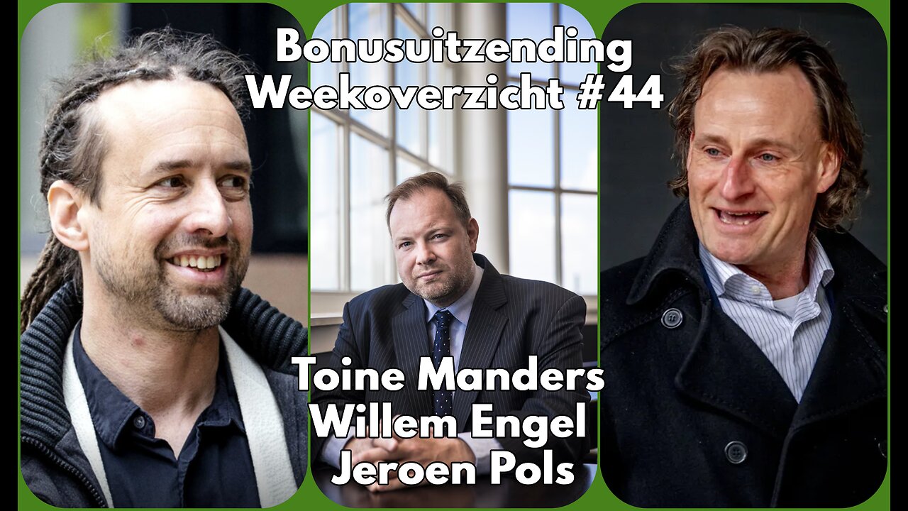 Weekoverzicht #44 - Toine Manders, Willem Engel en Jeroen Pols