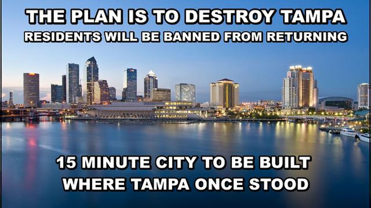 TAMPA RESIDENTS WILL NEVER BE ALLOWED BACK TO THEIR PROPERTY AFTER THE HURRICANE HITS - HERE'S WHY?