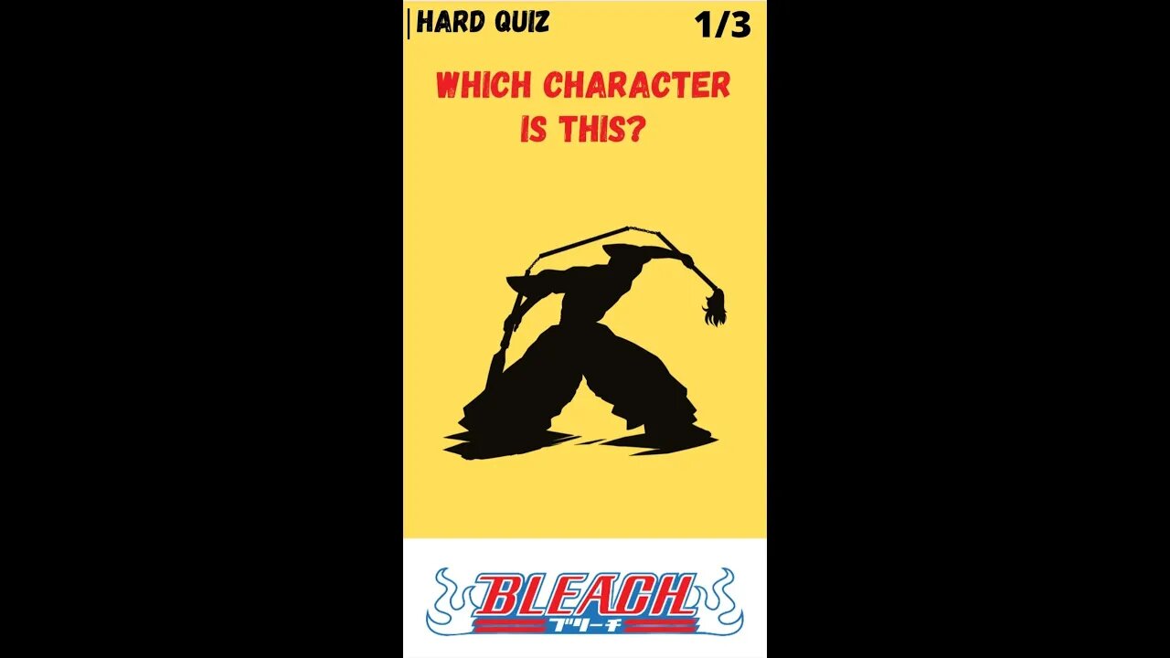 What is the character in the anime bleach? #shorts