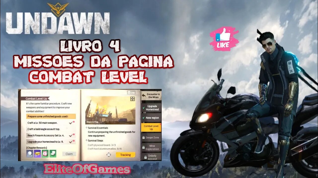 UNDAWN LIVRO 4 MISSOES DA PAGINA COMBATE LEVEL