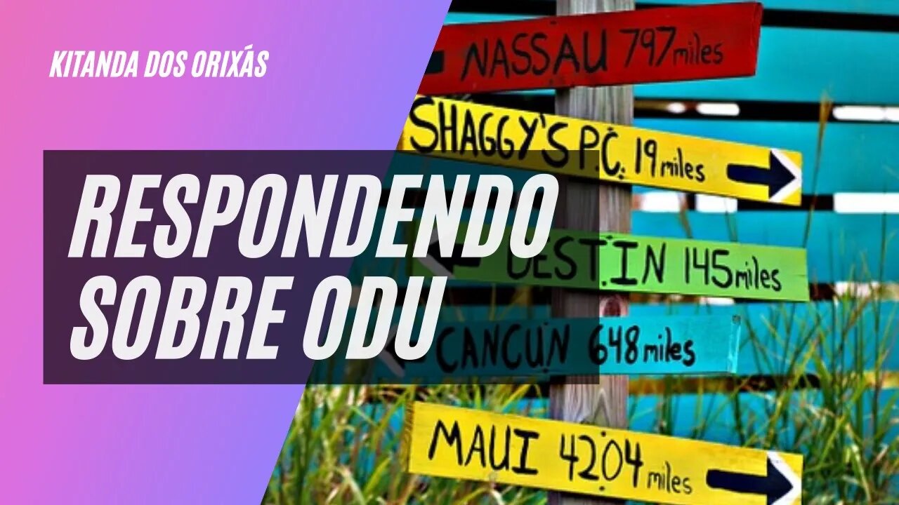 Falando de Odu !