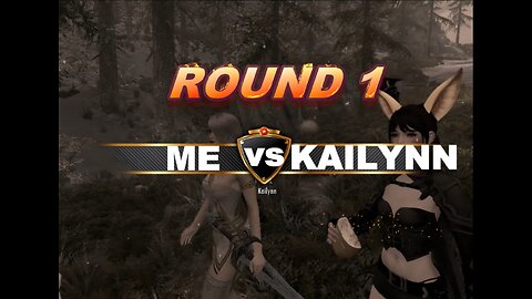 Follower Sparring in Skyrim 01 Kailynn