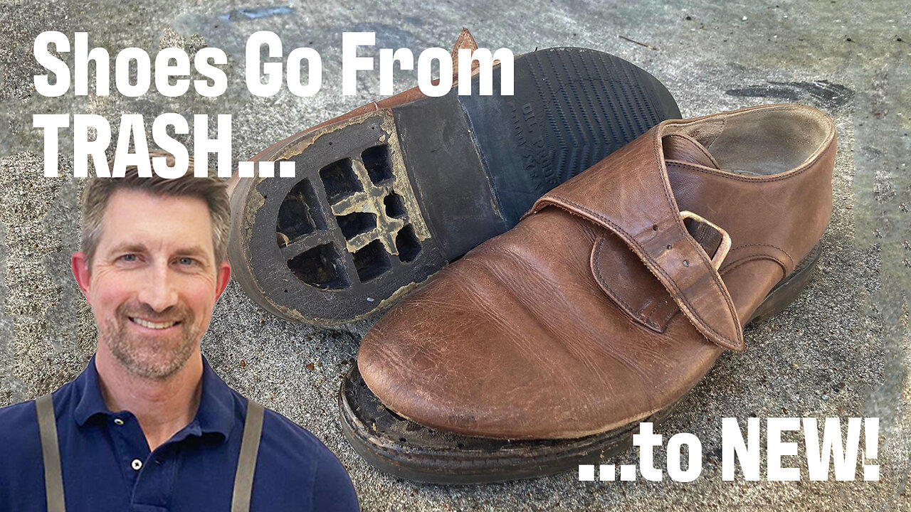 JCrew Monk Strap Shoe Restoration | Total Transformation from Throwaway to Brand New