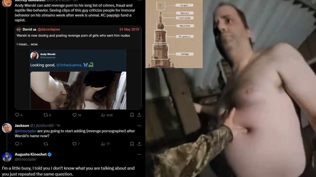 Kinochet In Incapable Of Criticising Andy Warski, OnlyUseMeBlade In Tears & The Tartaria Rabbit Hole