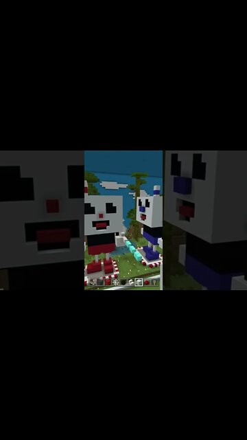 MINECRAFT: CONSTRUI UM BOX DO CUP-HEAD!!! #shorts