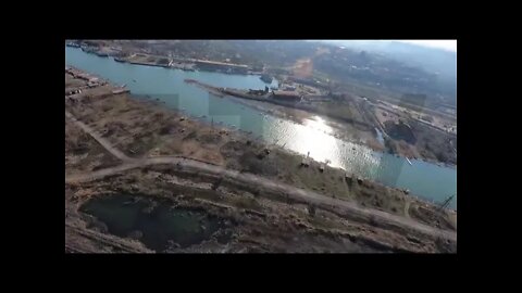 Footage Of Mariupol Port View