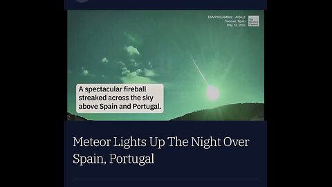 Meteor, UFO, or something else?!? 🛸☄️