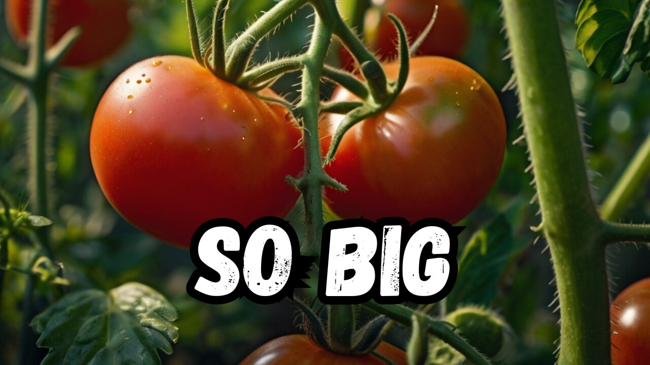 Secrets to Producing Giant Tomatoes Fast!