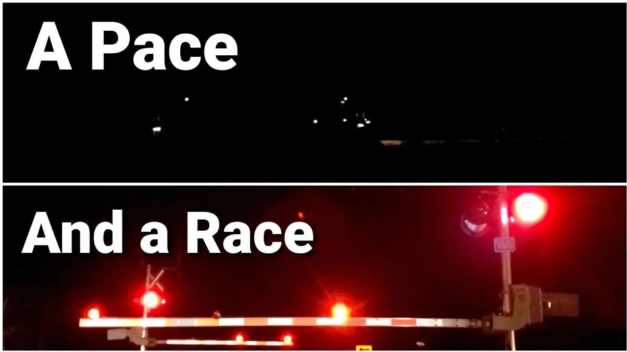 pacing NS at night running lite long hood forward
