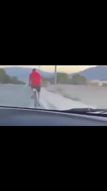 Las Vegas teens in a stolen vehicle, hit and run another car, then hit a man on a bike for fun.