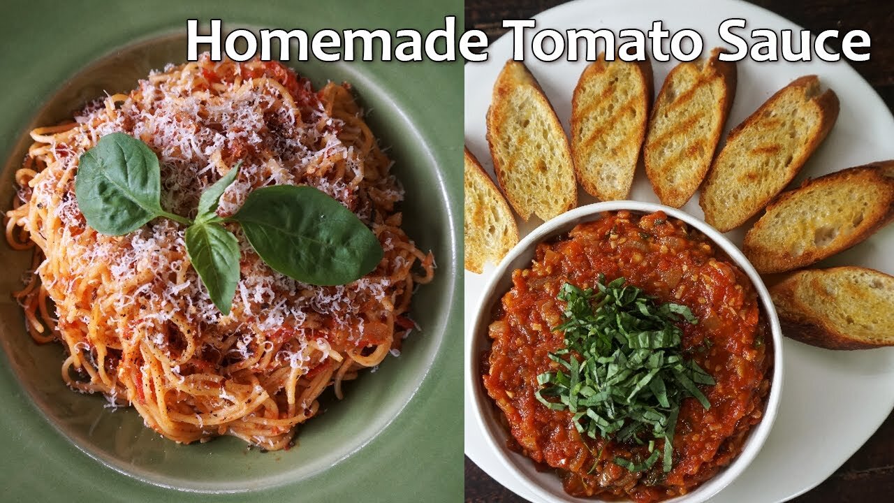 Easy to Make Delicious Homemade Tomato Sauce for Pasta and Dipping Sauce