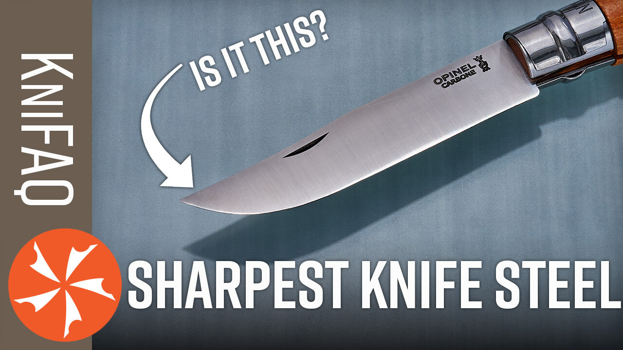 KnifeCenter FAQ #158: What Is The Sharpest Knife Steel?