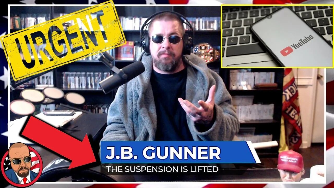 As the Midterms Get Closer, Big Tech is GUNNING for Us All; J.B. Gunner's Suspension Over! #Urgent