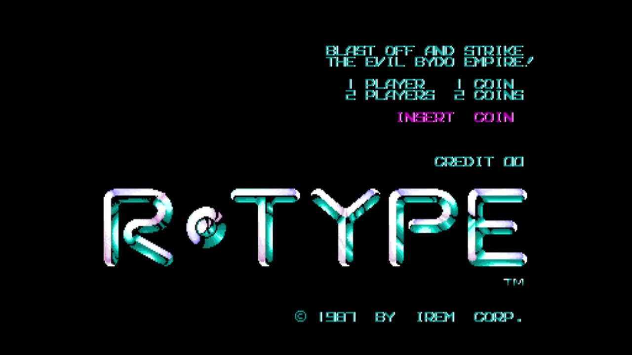 R-Type Arcade Game, Irem 1987, playthrough