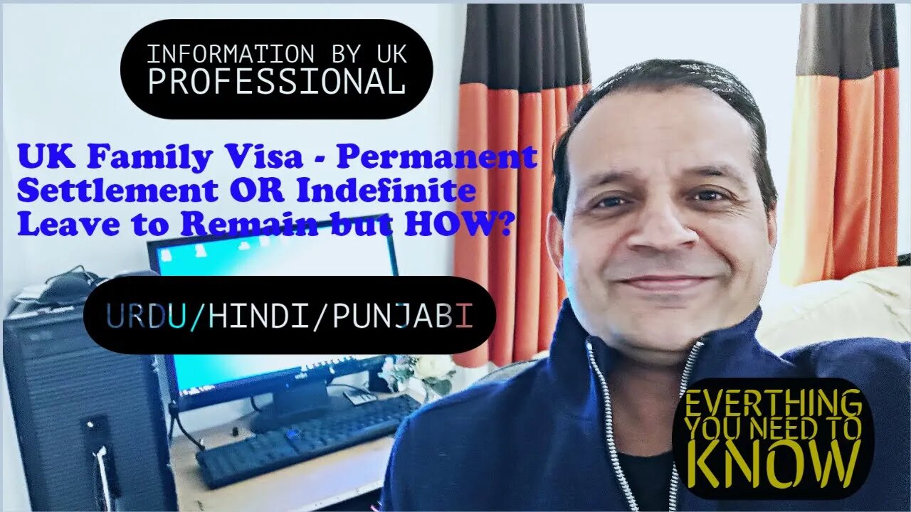 🇬🇧Spouse visa permanent settlement UK - Indefinite leave to remain UK - Permanent Stay UK Urdu/Hindi