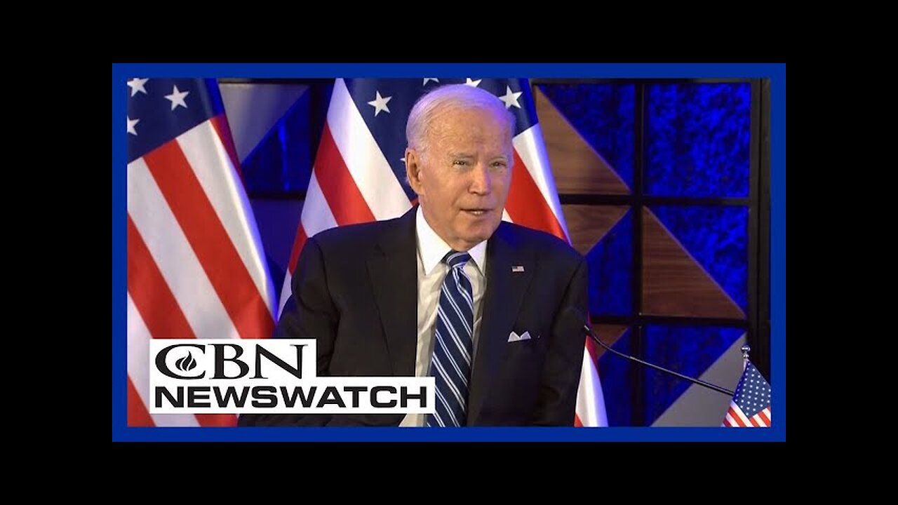 Will Biden Stand By Israel? | CBN NewsWatch - October 18, 2023