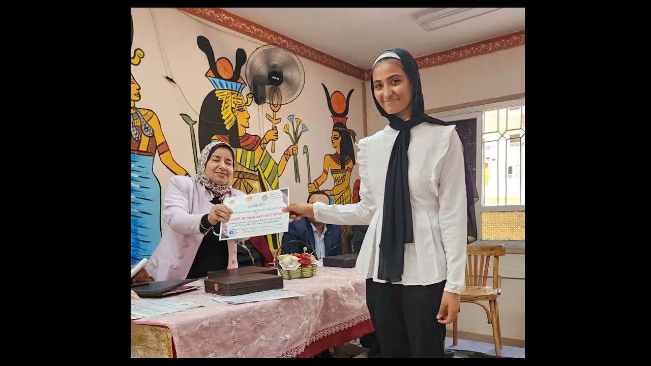طلاب مدرسة الروضة الثانوية المشاركين في مسابقة أيسف للبحث العلمي 2023م