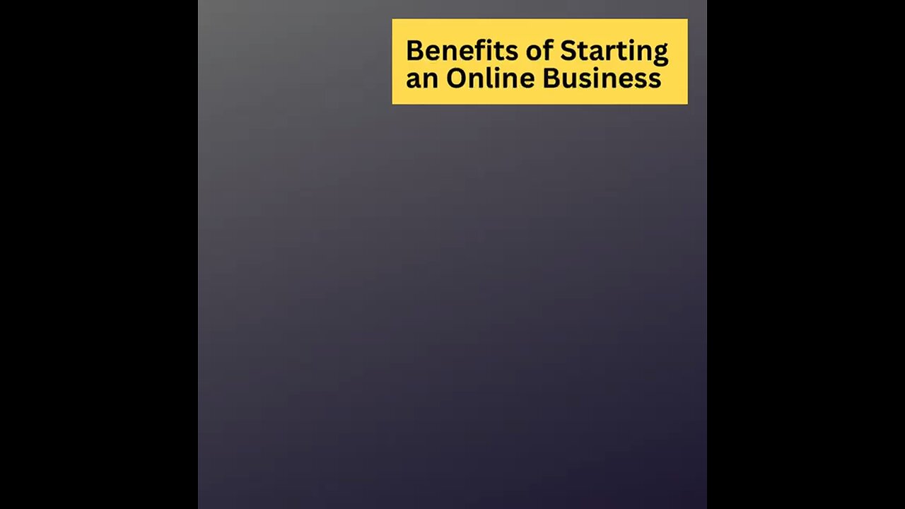 Benefits of Starting an Online Business