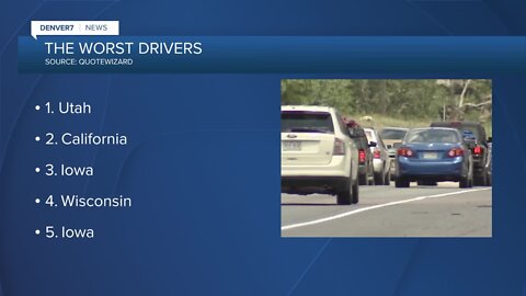 Colorado drivers are the 12th worst in the country