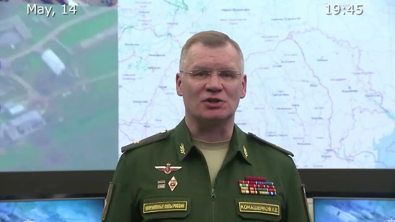 Russia's MoD May 14th Nightly Special Military Operation Status Update