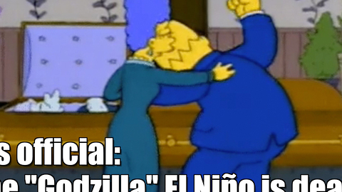 El Niï¿½o is done. La Niï¿½a is coming.
