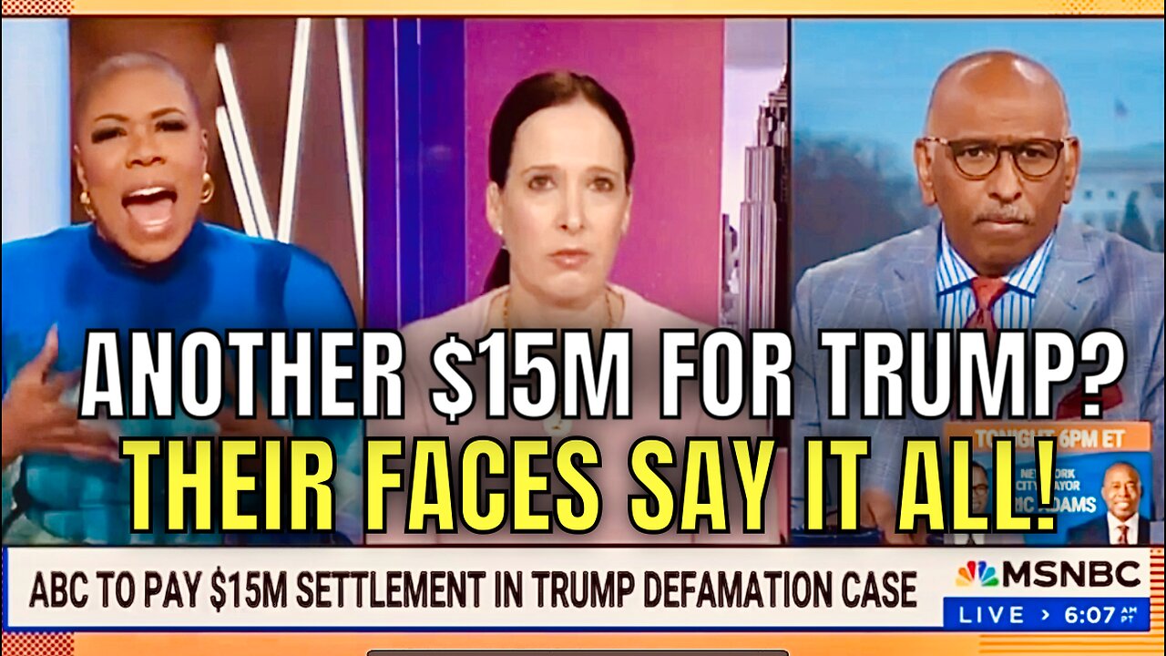 MSNBC host Symone Sanders just repeated the same lie that forced ABC to pay $15m to Trump 😮