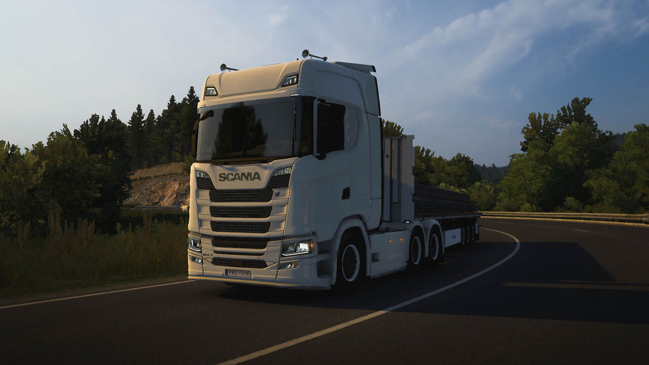 ETS2 | Scania 500 S | Plovdiv BG to Veliko Tarnovo BG | Reinforcing Bars 21t