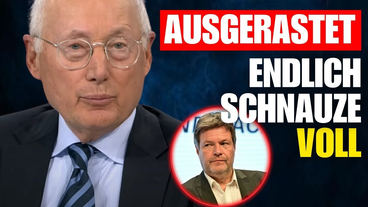 Schnauze Vollš„š„..MEDIEN-BOSS lƤsst Habeck fallen!@Politikversagenš