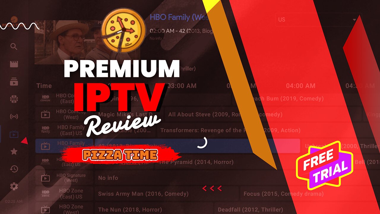 NEW IPTV Review PIZZA TIME FREE 10 DAY TRIAL