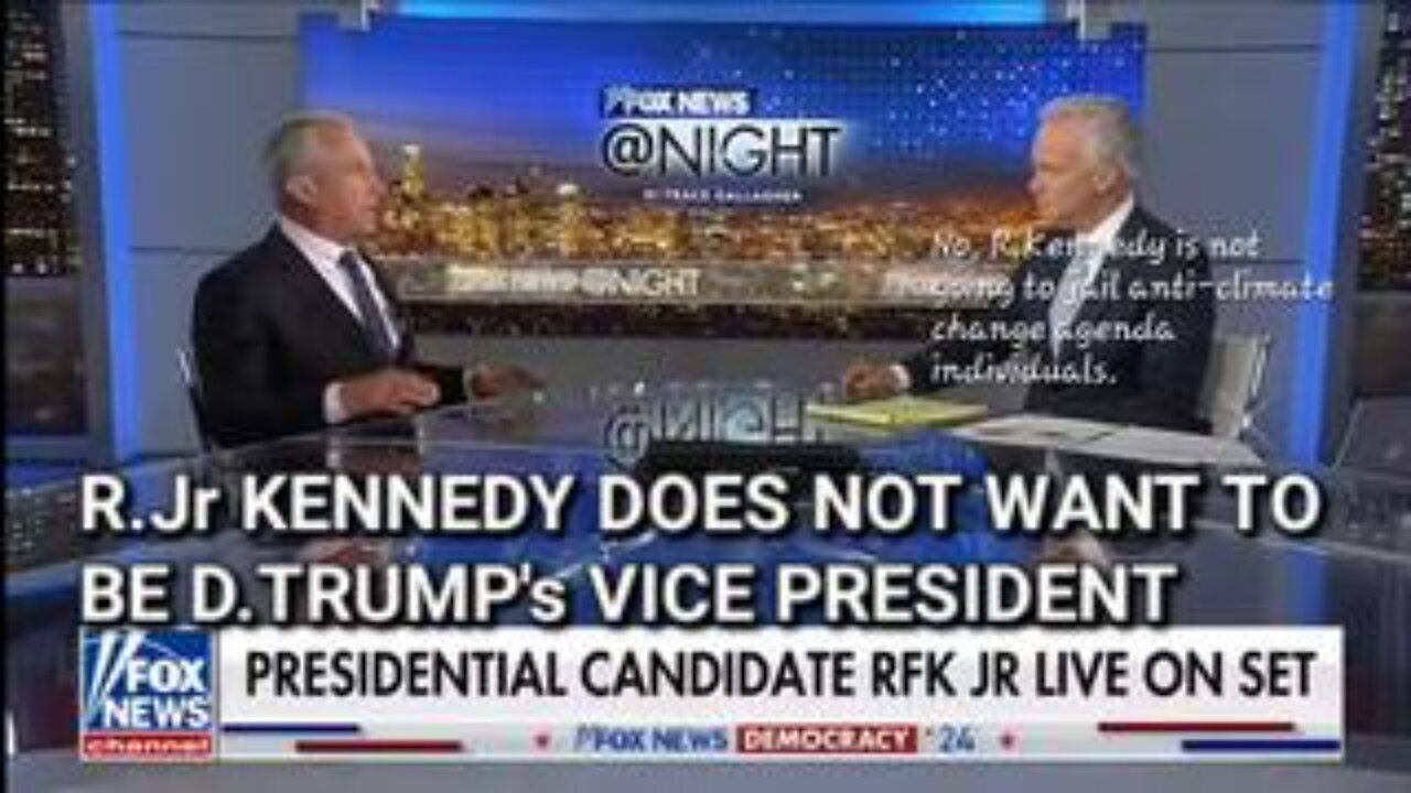 Robert Jr.Kennedy Does Not Want to Be Trump's VP, Wants Aaron Rodgers for His VP