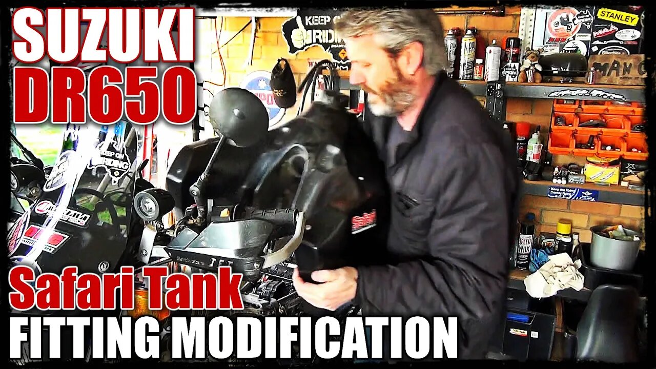 DR650 Safari Tank Fitting Modification