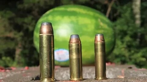 Magnum Revolvers vs Watermelons - 500 vs 44 vs 357