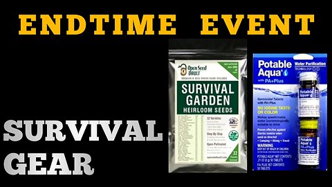 Survival Gear for endtime events