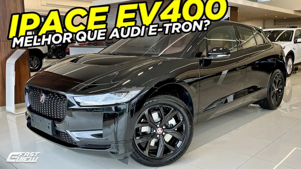 NOVO JAGUAR I-PACE BLACK EV400 2022 MELHOR SUV ELÉTRICO PREMIUM DEIXA AUDI E-TRON NO CHINELO!