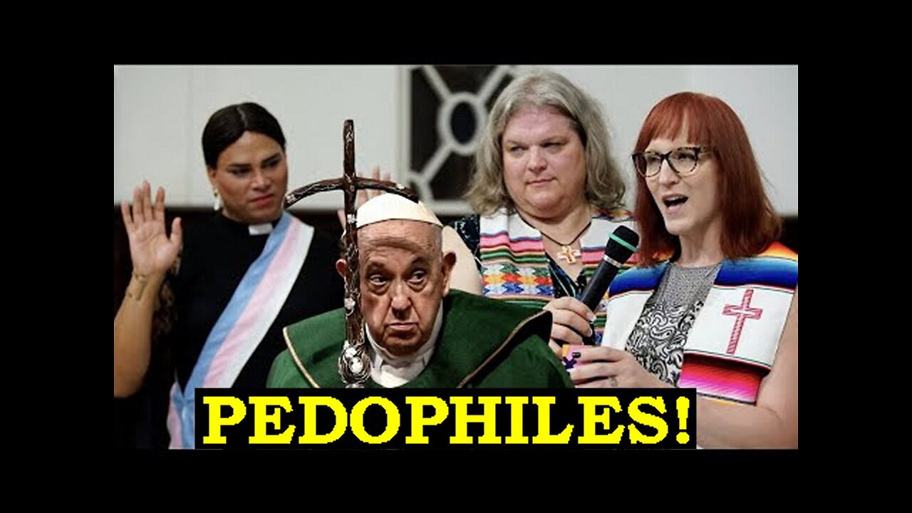 Pedophile LGBTQIA+ Pope Pride! Vatican Gets Satan's Blessing To Baptize Transgenders!