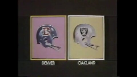 1978-12-03 Denver Broncos vs Oakland Raiders