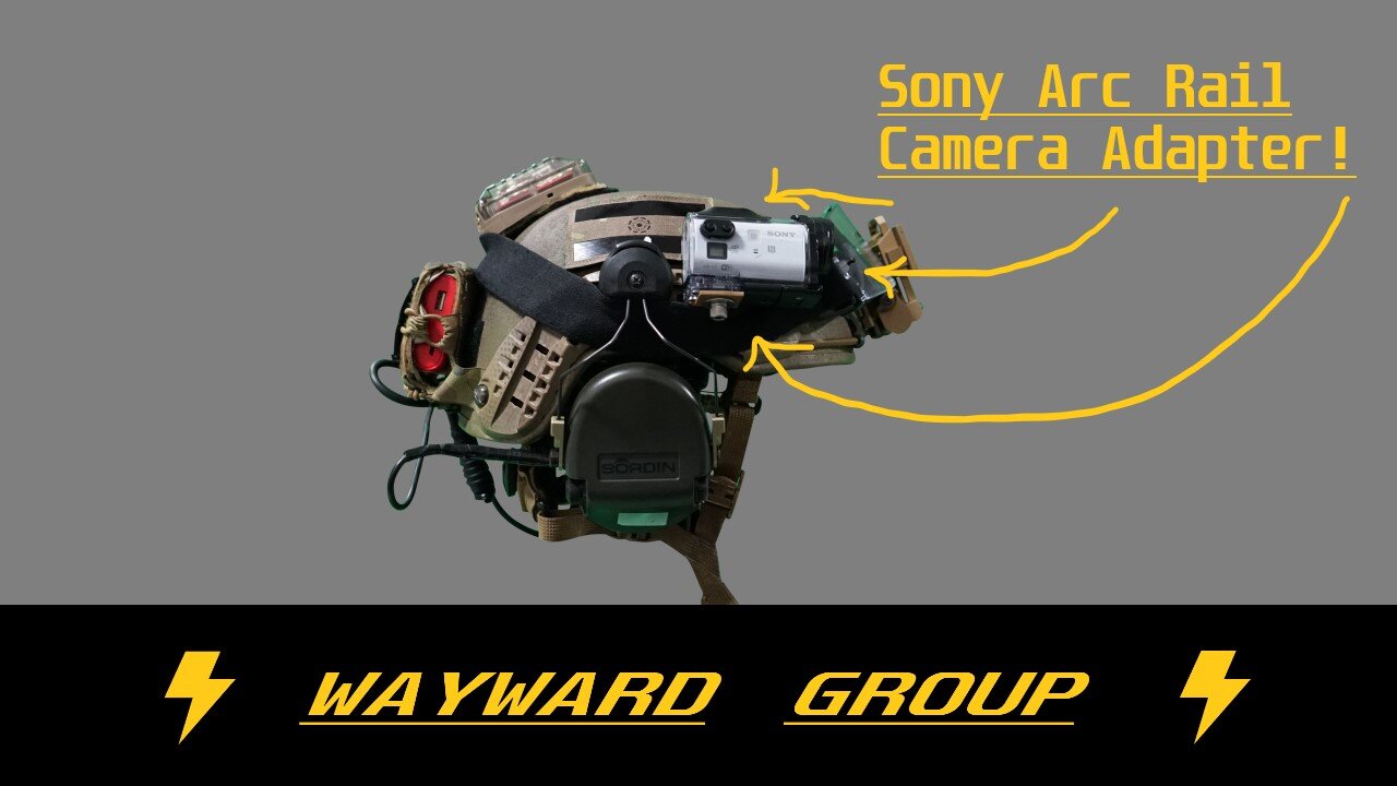 Sony Action Camera Arc Rail Adapter Install Guide