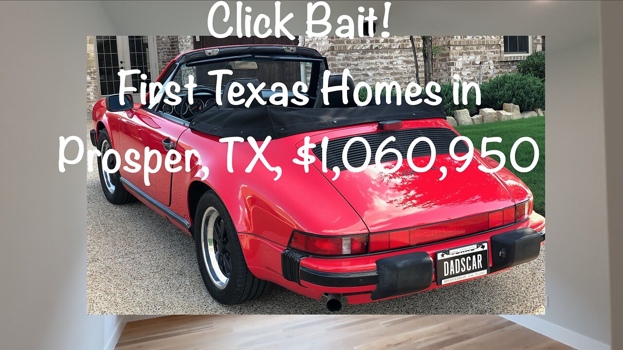 1630 Yale Lane, Prosper, TX. First Texas Spec Home.