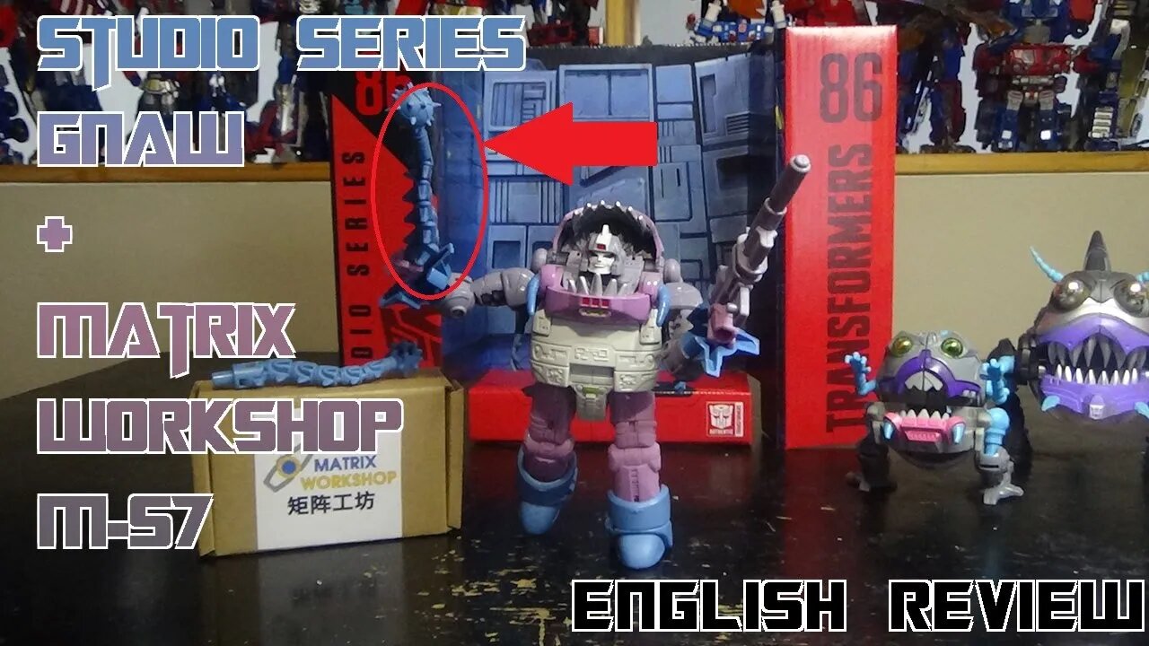 Video Review for Studio Series - Gnaw + Matrix Workshop M-57 Kit