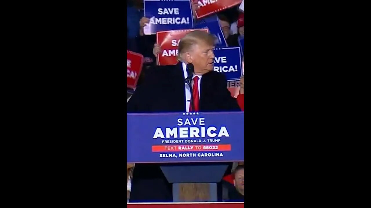 Trump Rally - "One of the first things we will do with our new Republican majorities..."